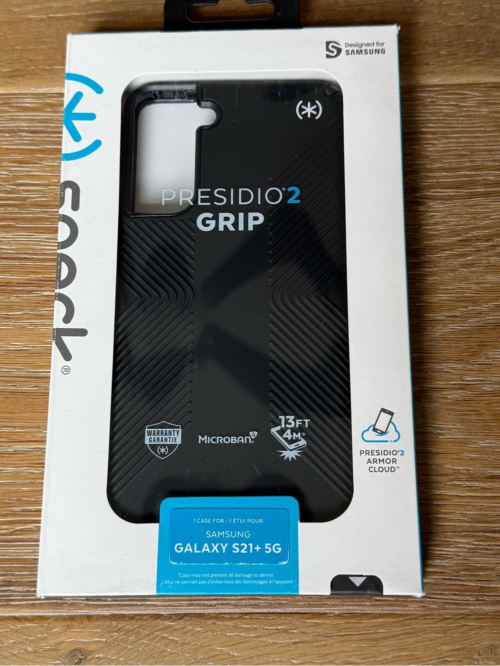 New Speck Presidio2 Grip Case for Samsung Galaxy S21+ 5G – Black